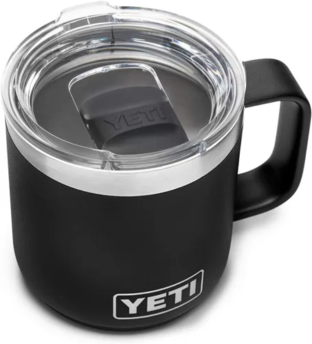 Vista 16 de YETI Rambler - Taza apilable de 10 onzas, aislada al vacío, acero inoxidable con tapa MagSlider, acero inoxidable
