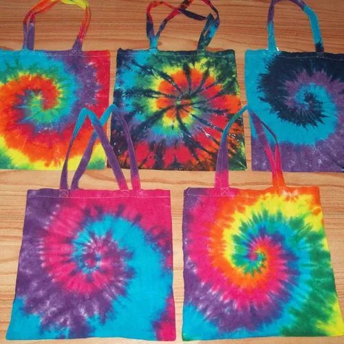 Vista 6 de Vodolo Bolsas blancas para teñido anudado (4 unidades), kits de teñido anudado para adultos, niños, mujeres, grupos grandes, bolsas de algodón