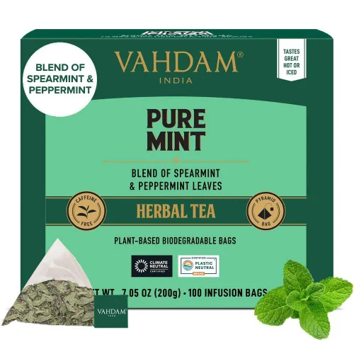 Vista 30 de VAHDAM - Bolsas de té negro Assam (100 unidades) con alto contenido de cafeína, sin gluten, bolsas de té de hojas sueltas enteras Fuertes
