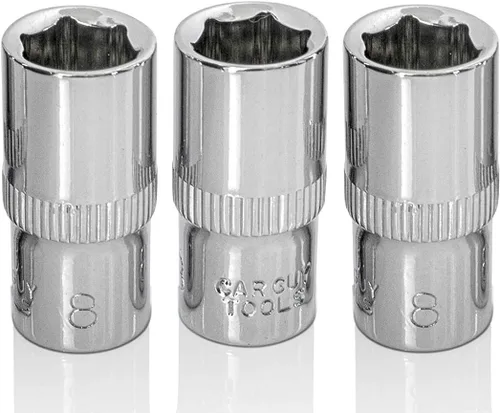 Vista 4 de BRAZEN Paquete de cuatro enchufes de 0.315 in (unidad de 1/4 pulgadas, multitipo)