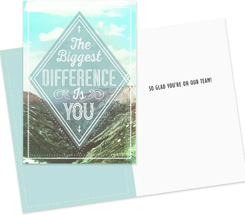 Vista 2 de Hallmark Business Bulk - Paquete de 10 tarjetas de agradecimiento surtidas para empleados (talentoso y apreciado), tarjetas de 5 x 7, mensajes
