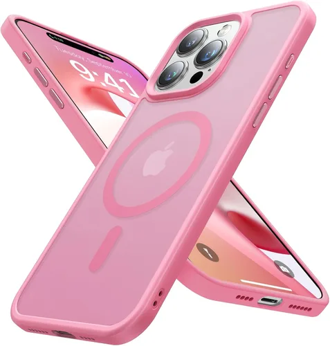 Vista 8 de Funda magnética para iPhone 12 Pro Max, [nunca amarilla] [compatible con MagSafe] Protección militar contra caídas de 10 pies, a prueba de golpes