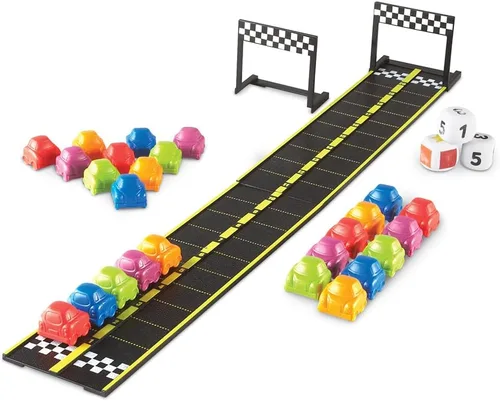 Vista 3 de Learning Resources - Juego de actividades de matemáticas motoras mini-manipuladores matemáticos para preescolares, juegos de mesa preescolares