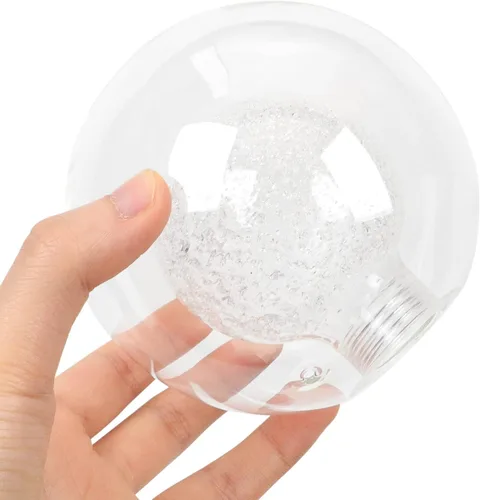 Vista 5 de Kichvoe Reemplazo de pantalla de lámpara de vidrio duradero para luz de techo base G9 Pantalla de globo transparente 3.9 pulgadas fácil instalación