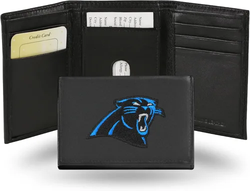 Vista 25 de Rico Industries NFL Football Embroidered Tri-fold Wallet