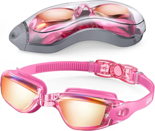 Vista 38 de Aegend Swim Goggles, Swimming Goggles No Leaking Full Protect Adult Youth