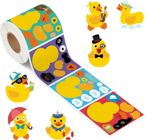 Vista 28 de Haooryx Fall Pumpkin Stickers Roll, 300 Pcs Make Your Own Halloween Pumpkin