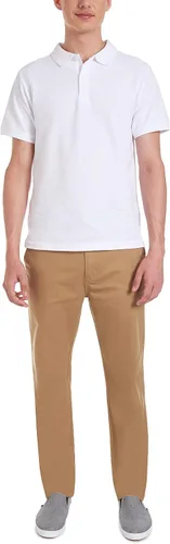 Vista 3 de Chaps Polo piqué elástico de manga corta para hombre joven