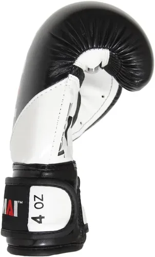 Vista 2 de SMAI Guantes de boxeo de cuero MMA para niños: guantes de kickboxing profesionales con protección mejorada para la muñeca y los nudillos. Cuero