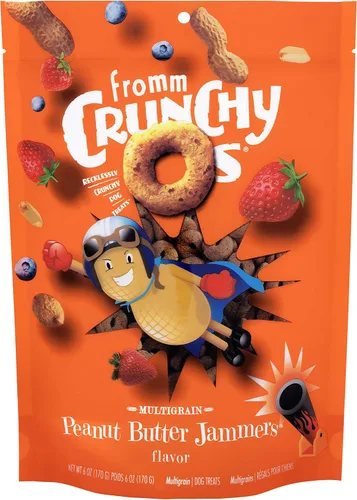 Vista 31 de Fromm Crunchy Os Bacon Blasters - Golosinas para perros con sabor a tocino, golosinas crujientes prémium para perros, receta de tocino, 6 onzas