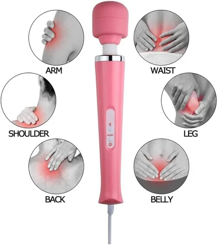 Vista 5 de Masajeador eléctrico de mano, herramienta eléctrica para pies, cuello, espalda, mano, pierna, brazo, dolores musculares para mujeres y hombres