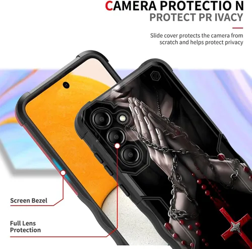 Vista 162 de Funda para Galaxy A14 5G, [Doble Capa][Protección contra Caídas de Grado Militar de 10 Pies] [Antideslizante] Funda Resistente a Prueba de Golpes