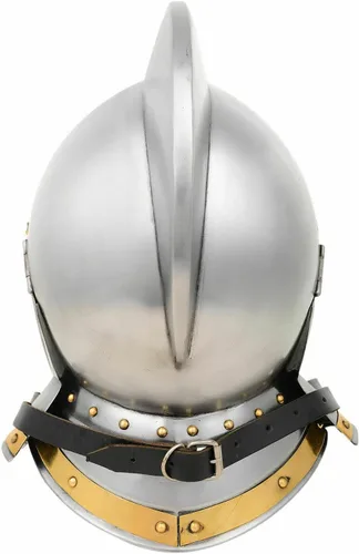 Vista 2 de Medieval Warrior Casco Full Face 20G totalmente funcional
