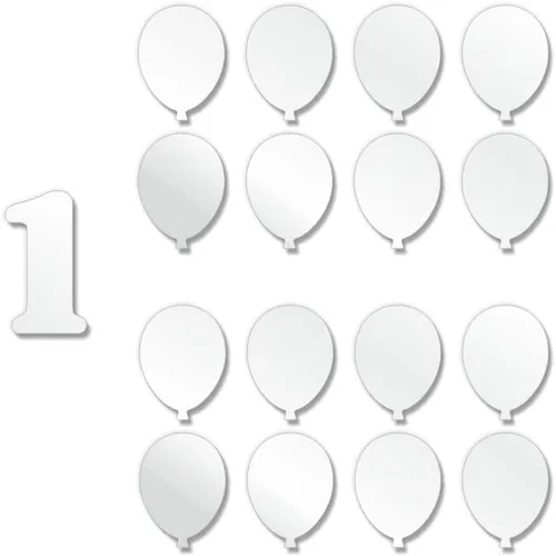 Vista 7 de Hello World - Tarjetas mensuales de acrílico para bebé, 3 piezas en blanco para anuncio de nacimiento, placa de regalo, letrero de hospital