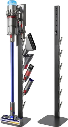 Vista 8 de Soporte de aspiradora para Dyson Gen5 V8 V15 V12 V11 V10 V7 V6, estación de acoplamiento de piso de metal FrontLine con gestión de cable