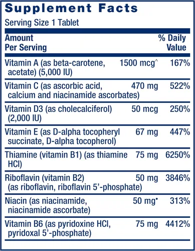 Vista 3 de Life Extension Multivitamínico Una-Por-Día – Repleto de Más de 25 Vitaminas, Minerales y Extractos de Plantas, Quercetina, Folato 5-MTHF y Más