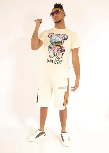 Vista 3 de SCREENSHOT Hip-Hop NYC Streetwear - Camiseta de alta calidad para hombre, diseño de parche de carreras urbanas universitarias con bordado de alta