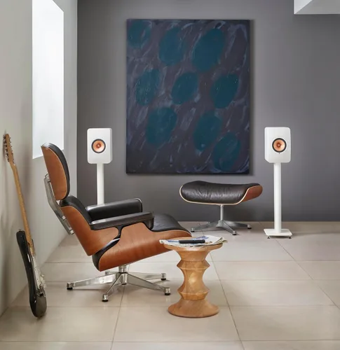 Vista 2 de KEF Soporte para altavoz S2 (par, blanco mineral)