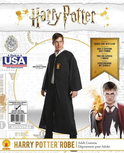 Vista 4 de Rubie's Disfraz de Harry Potter de las Reliquias de la Muerte para adulto, Por favor, compruebe