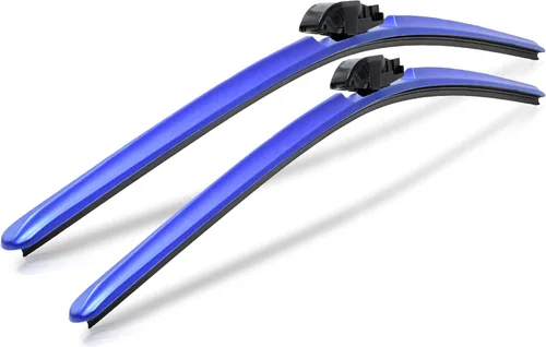 Vista 13 de ClixWipers - Limpiaparabrisas de repuesto de fibra de carbono negra de 14 + 14 pulgadas (juego de 2) para todo tipo de clima, limpiaparabrisas