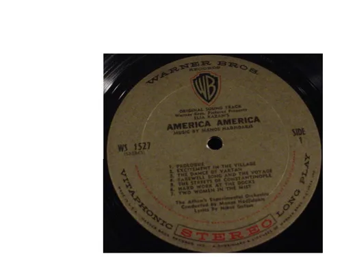 Vista 3 de Elia Kazan's "America America" Soundtrack Lp