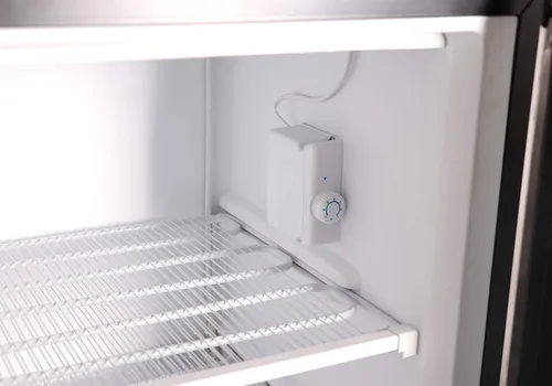 Vista 7 de EQUATOR ADVANCED Appliances Conserv 3 pies cúbicos Midi congelador vertical, inoxidable