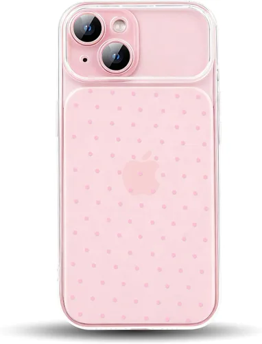 Vista 25 de NITITOP Funda para iPhone 17, diseño de lunares transparentes, color negro