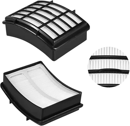 Vista 4 de 2 filtros de espuma y fieltro + 1 repuesto Hepa compatible con Shark Navigator Lift-Away NV350, NV351, NV352, NV355, NV356E, NV357, NV360, NV370