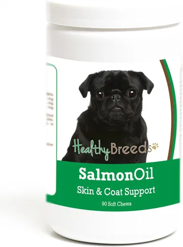 Vista 388 de Healthy Breeds Affenpinscher - Masticables suaves de aceite de salmón, 90