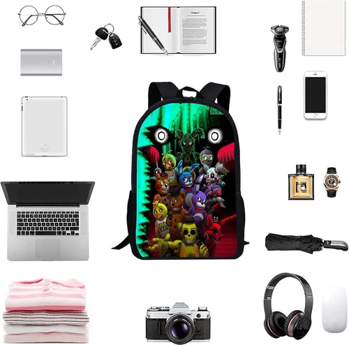 Vista 4 de 3D Backpack Multifunction Unisex Bookpack for Travel Daily Use Laptop Bag 17 Inch Teens Adults