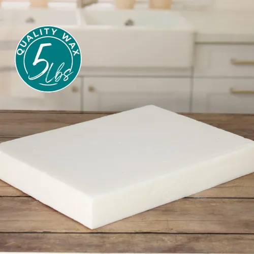 Vista 2 de Direct Candle Supply - Mezcla de cera de soja y coco para hacer velas - Mezcla cremosa de 5 libras para formulación de fragancias de alta carga