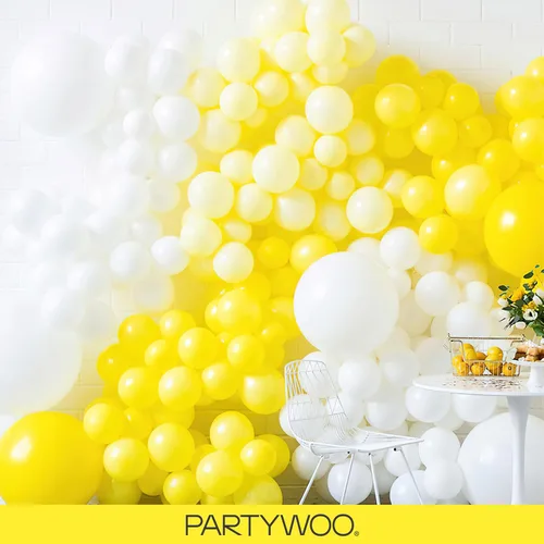 Vista 354 de PartyWoo 50 globos de látex color piel albaricoque, globos de helio boho de Albaricoque-f05