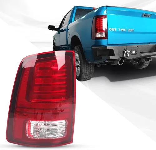 Vista 7 de FIONE Conjunto de luces traseras LED para Dodge Ram 1500 2013-2018 y Ram 2500 2013-2018 y Ram 3500 2013-2018 y Ram 3500 2013-2018 tipo halógeno