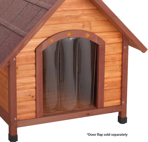 Vista 3 de Ware Manufacturing Premium Plus - Casa para perros de madera de abeto con marco A, tamaño grande