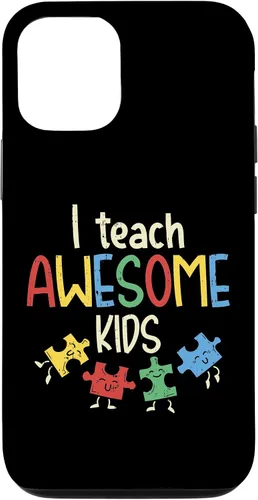 Vista 26 de iPhone 16 I Teach Awesome Kids Autismo Educación Especial Estuche para Maestro