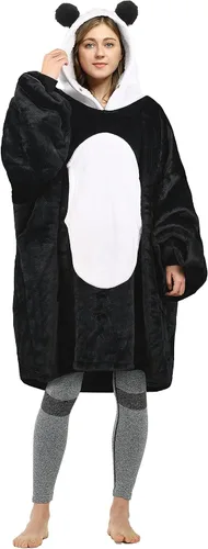 Vista 31 de Catalonia Sudadera con Capucha Manta Extragrande, Cómoda Sudadera Sherpa Usable, Regalo para Ella