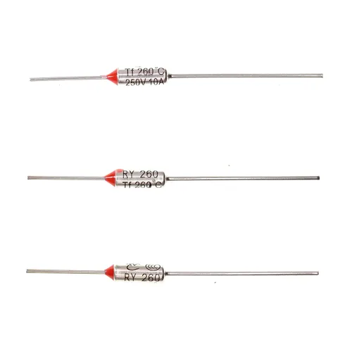 Vista 8 de Fusible térmico de temperatura metálica RY65 149.0 °F 149 ℉ 10A 250V 10 piezas