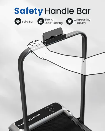 Vista 11 de Walking Pad Treadmill for Home, Walking Pad with Incline and Handle Bar