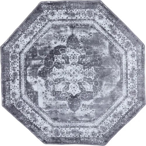 Vista 20 de Unique Loom, colección Sofía - Alfombra de la colección Salle Garnier (4' 1" x 6' 1", turquesa/azul, rectangular)