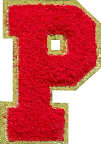 Vista 107 de 4 parches de letras de felpilla negra, parches de letras termo-adhesivas de 2.2", parches de letras de felpilla para ropa (S)