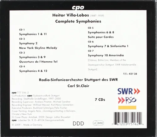 Vista 3 de Heitor Villa-Lobos Complete Symphonies