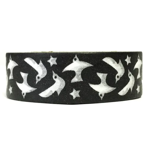 Vista 38 de Wrapables Cinta adhesiva Washi de patrones coloridos, bocetos de corazón