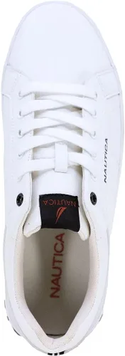 Vista 4 de Nautica Zapatos casuales para hombre, mocasines clásicos con cordones, tenis de moda, en tamaños medianos y anchos