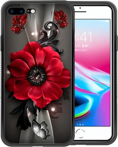 Vista 21 de ZHEGAILIAN Funda compatible con iPhone SE 2022, diseño de patrón de policarbonato duro, funda protectora de TPU suave antideslizante para iPhone SE