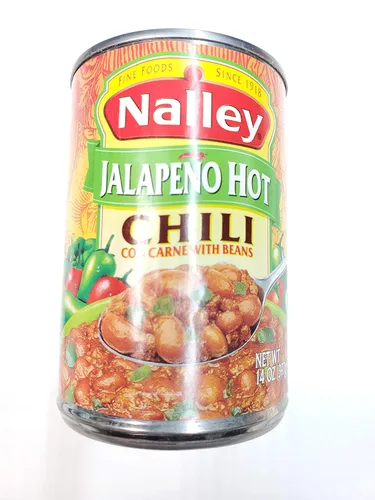 Vista 2 de Nalley Original Chili Con Carne con frijoles, latas de 14 onzas (paquete de 3 de 8)