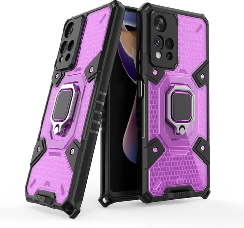 Vista 41 de Funda para 1+ Nord 2 5G, funda para OnePlus Nord 2 5G con funda de soporte, color azul