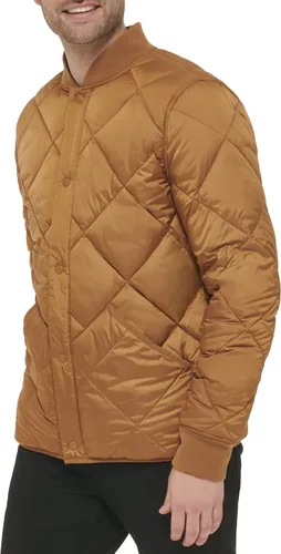 Vista 4 de Calvin Klein Mens Reversible Diamond Quilted Jacket
