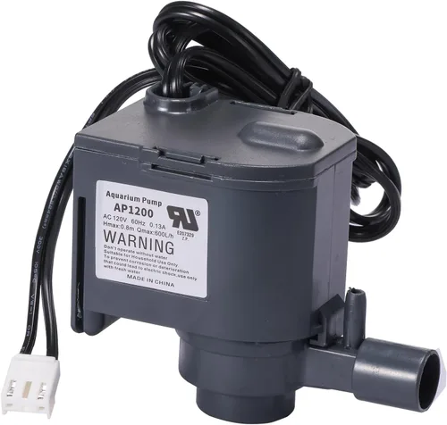 Vista 5 de AP1200 AC120V Bomba de agua de máquina de hielo grande comercial Bomba sumergible de circulación pequeña Ajuste para HZB-30F, HZB-38F, HZB-32