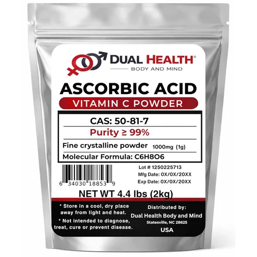 Vista 13 de Ácido ascórbico (1 libra) Polvo puro de vitamina C de alta potencia de grado alimenticio para células e inmunitarios, cristales finos solubles sin