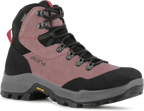 Vista 9 de Alpina IRIS - Botas impermeables de campamento para mujer, zapatos de senderismo y senderismo de cuero con membrana eVent transpirable, suela Marrón